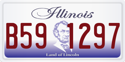 IL license plate B591297