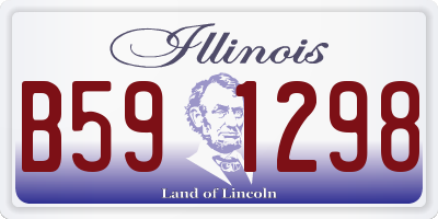 IL license plate B591298