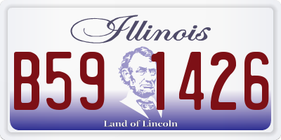 IL license plate B591426
