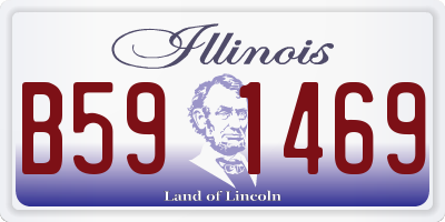 IL license plate B591469