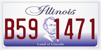 IL license plate B591471