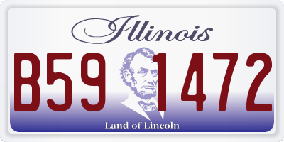 IL license plate B591472