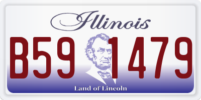 IL license plate B591479