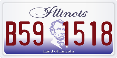 IL license plate B591518