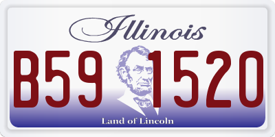 IL license plate B591520