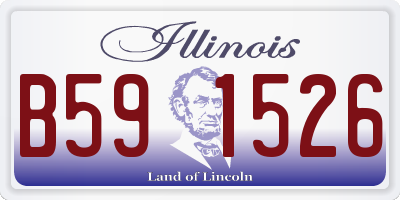 IL license plate B591526
