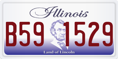 IL license plate B591529