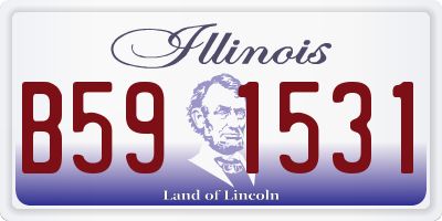 IL license plate B591531