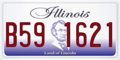 IL license plate B591621