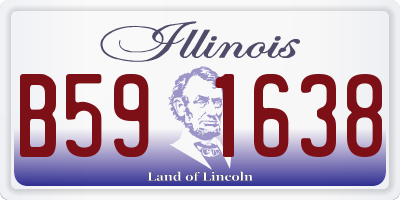 IL license plate B591638