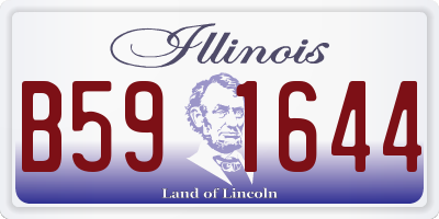IL license plate B591644