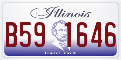 IL license plate B591646