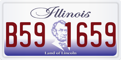 IL license plate B591659