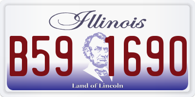 IL license plate B591690