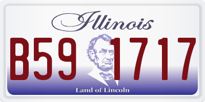 IL license plate B591717