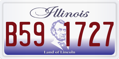 IL license plate B591727