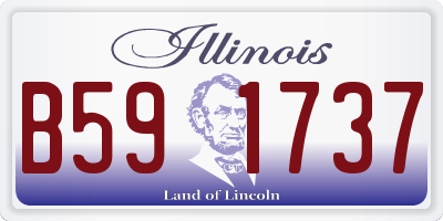 IL license plate B591737