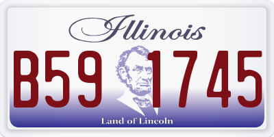 IL license plate B591745