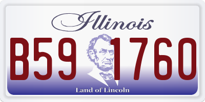 IL license plate B591760