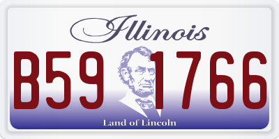 IL license plate B591766