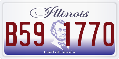 IL license plate B591770
