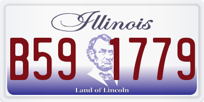 IL license plate B591779