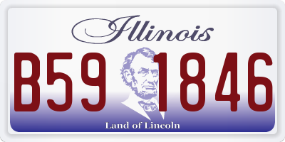 IL license plate B591846