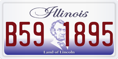 IL license plate B591895