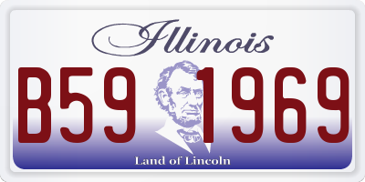 IL license plate B591969