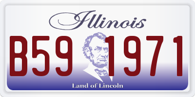 IL license plate B591971