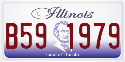 IL license plate B591979