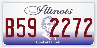 IL license plate B592272