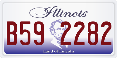 IL license plate B592282