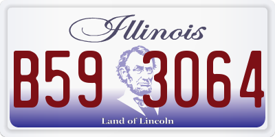 IL license plate B593064