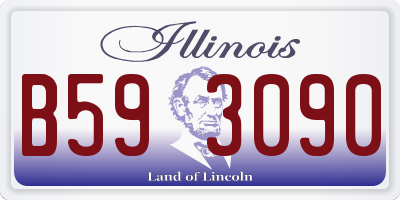 IL license plate B593090