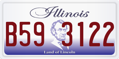 IL license plate B593122
