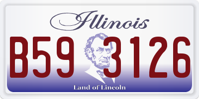 IL license plate B593126