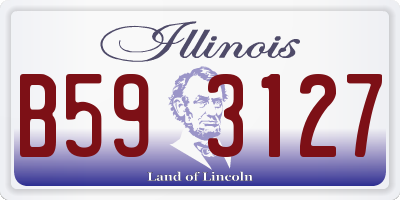 IL license plate B593127