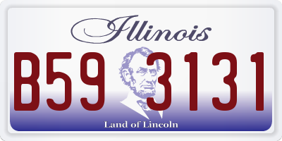 IL license plate B593131