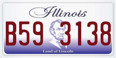 IL license plate B593138