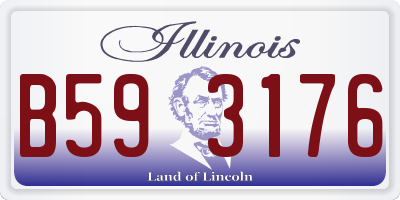 IL license plate B593176