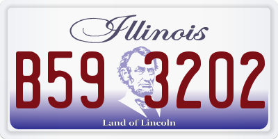 IL license plate B593202