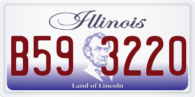 IL license plate B593220