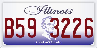 IL license plate B593226
