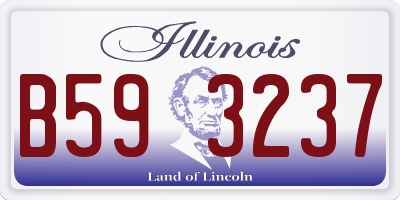 IL license plate B593237