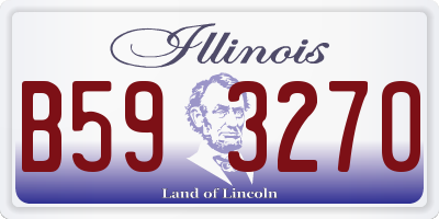 IL license plate B593270