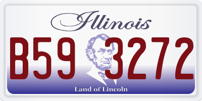 IL license plate B593272