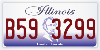 IL license plate B593299