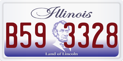 IL license plate B593328