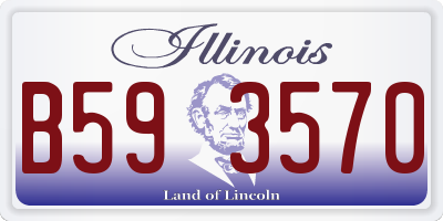 IL license plate B593570
